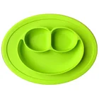 Custom Logo Baby Feeding Bowl Food Placemat Silicone Plate