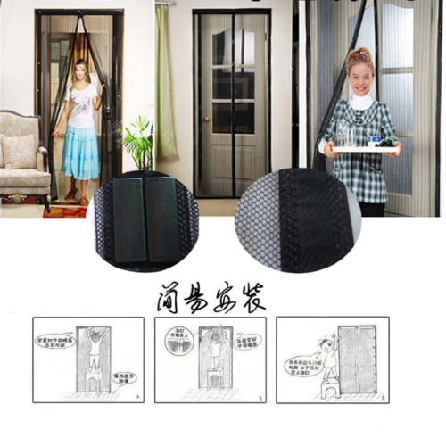 Hot Sale Summer 1pc mosquito net curtain magnets door Mesh Insect Fly Bug Mosquito Door Curtain Net Netting Mesh Screen Magnets