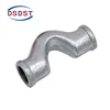Malleable iron cast pipe fittings beaded/banded crossover plumbing parts connector for water faucet