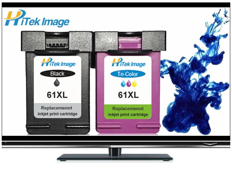 printer Compatible HP 61XL ink cartridge 61BXL 61CXL DeskJet 1050 2050 2050s refill ink cartridge