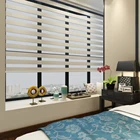 Wintom Manual Rainbow Zebra Roller Blinds With Cover Box