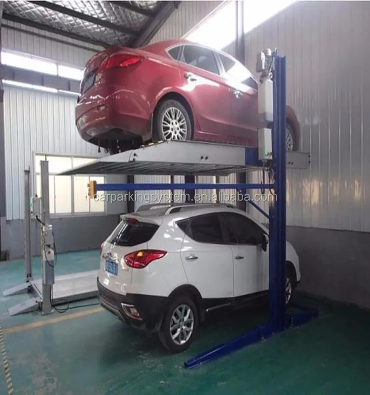 2 Post Hydraulic Parking System 2 post vertical car parking system two post car lifts for sale