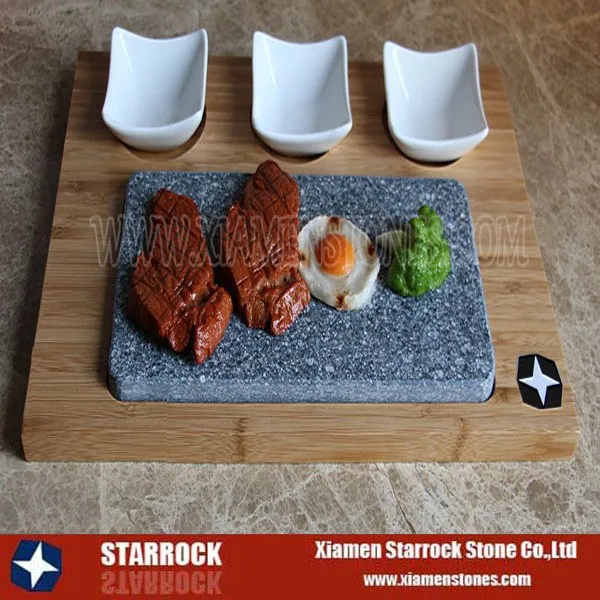 Basalt Steak Grill Plate Lava Stone For Cooking Hot Stone Bbq Grill