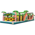 Obstacle Course SIBO Outdoor Sport Game Commercial 5k Inflatable Obstacle Course for Kids and Adults