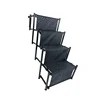 Non slip foldable pet stairs for dog and simple to maintain and storage accordion pet step pet ladder dor car