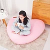 Luckysac Heart Shaped Bean Begs For Living Room Sofa Furniture