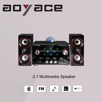 2.1 multimedia speakers with bluetooth
