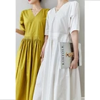 Berry Garden 120-channel positioning pleated V-neck A-shaped pendulum dress