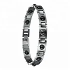 wholesale Best Health Balance Stainless Steel Charm Bracelet Magnet Treatment for Pain