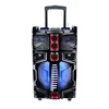 New Arrival Portable 12 Inch Trolley Speaker 100w Karaoke Tower Speaker With Dj Mixer Pa Speaker System