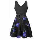 2018 Summer Fashion Women's Plus Size Vintage Boutique Sophisticated Dress Sleeveless Design