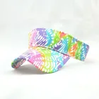Shining Rainbow sun lighted women visor cap
