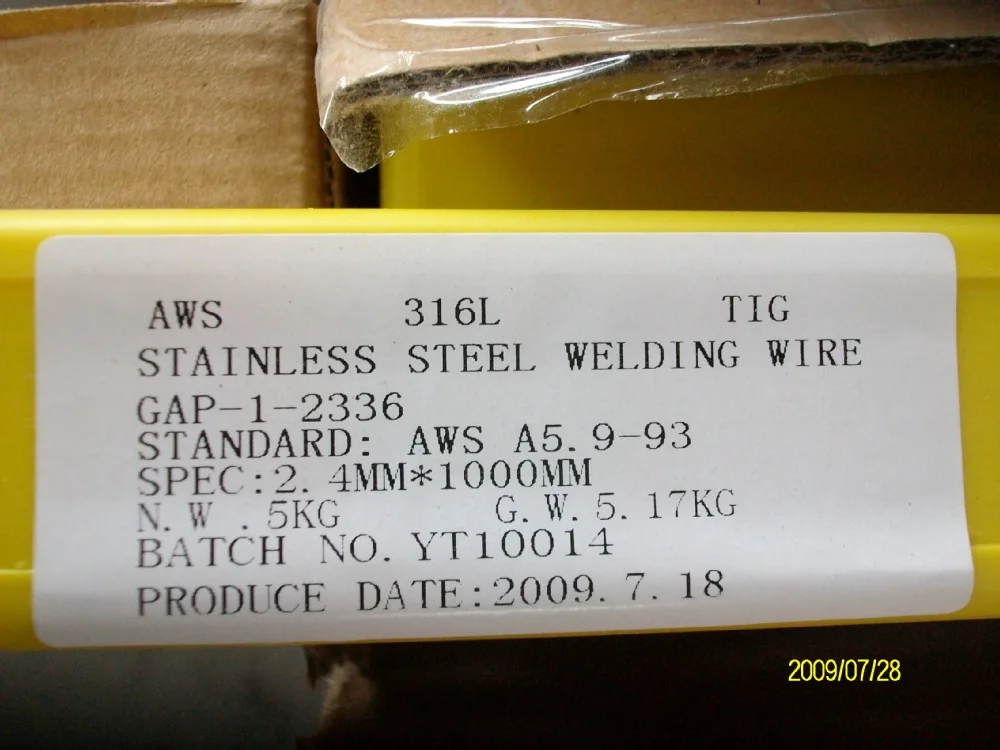 Er TIG 316L
