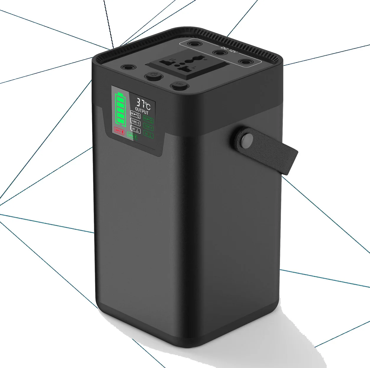 Lipower AC Outlet Power Bank 200W Portable Battery Pack Backup Power System External PowerBank - ANKUX.COM
