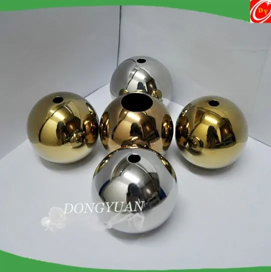 Hanging stainless decorative gold and silver hollow balls