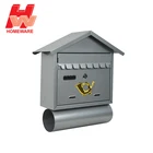 Modern Wall Mount Smart Postbox Steel Mailbox Cabinet