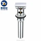 New design pop up drain flange valve bathroom sink cover bath tub