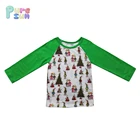 Latest Wholesale Children Clothes Long Sleeve T-shirt Kids Summer Clothing Cotton Baby Christmas T Shirts For Boys