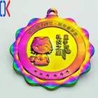 China Wholesale Custom Rainbow Plating Metal Lapel Pin Badge