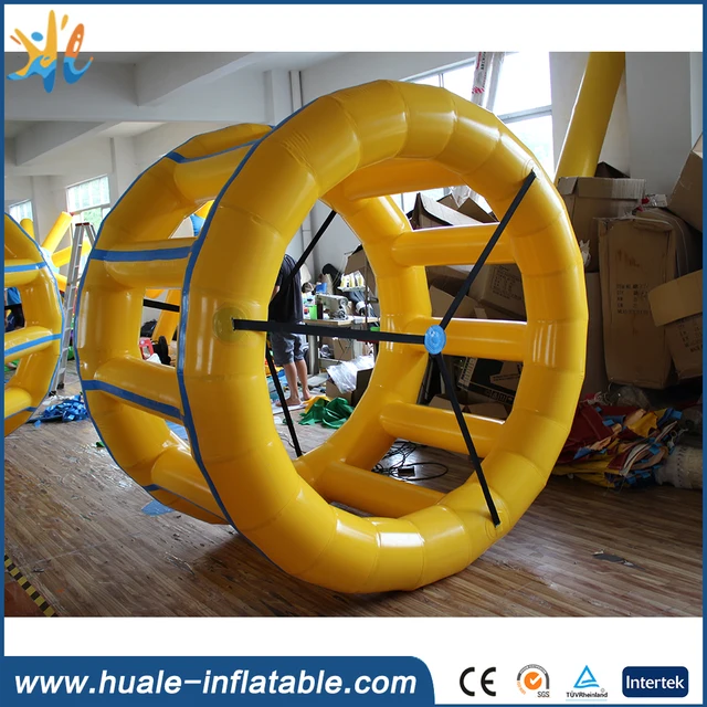 high quality oem inflatable human hamster water wheel