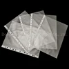 A4 Waterproof Transparent PP Plastic Clear Sheet Protector With 11 Holes