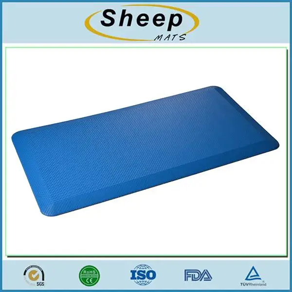 Floor comfortable standing anti fatigue waterproof pu pvc foam mat