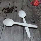 Compostable Plastic Cutlery Cornstarch Coffee Spoon Disposable Hot Soup Spoons