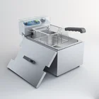 Industrial commercial countertop chips chicken electric deep fryer