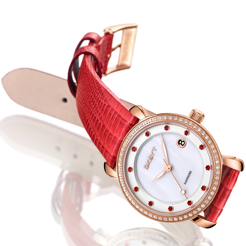 slim diamond watch