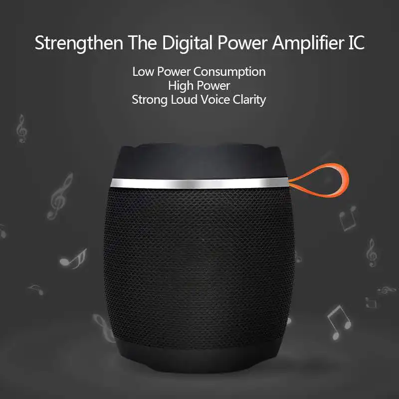 AK102 Wireless Mini Speaker outdoor portable subwoofer speaker - ANKUX.COM