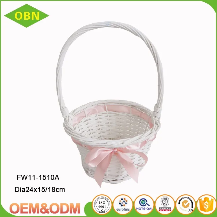 handmade cheap bulk chic vintage empty woven wicker gift basket