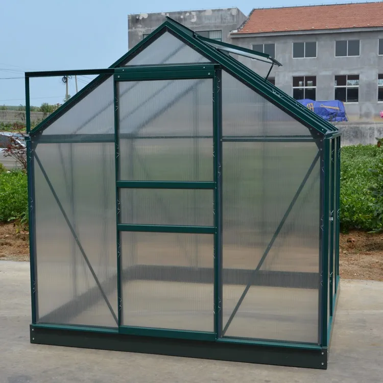 Modern Agricultural Durable Poly Film Glass Greenhouse