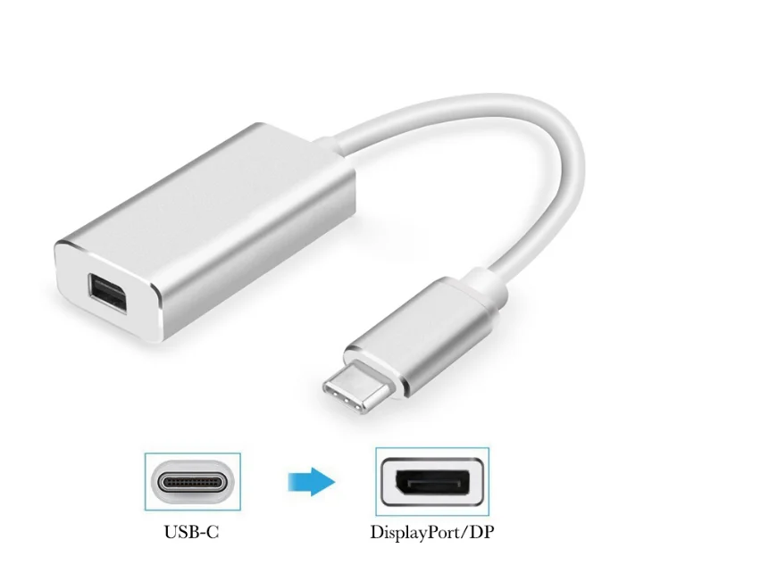 2018 high quality 4K*2K 60 USB 3.1 Type-C to DisplayPort DP Adapter - ANKUX.COM