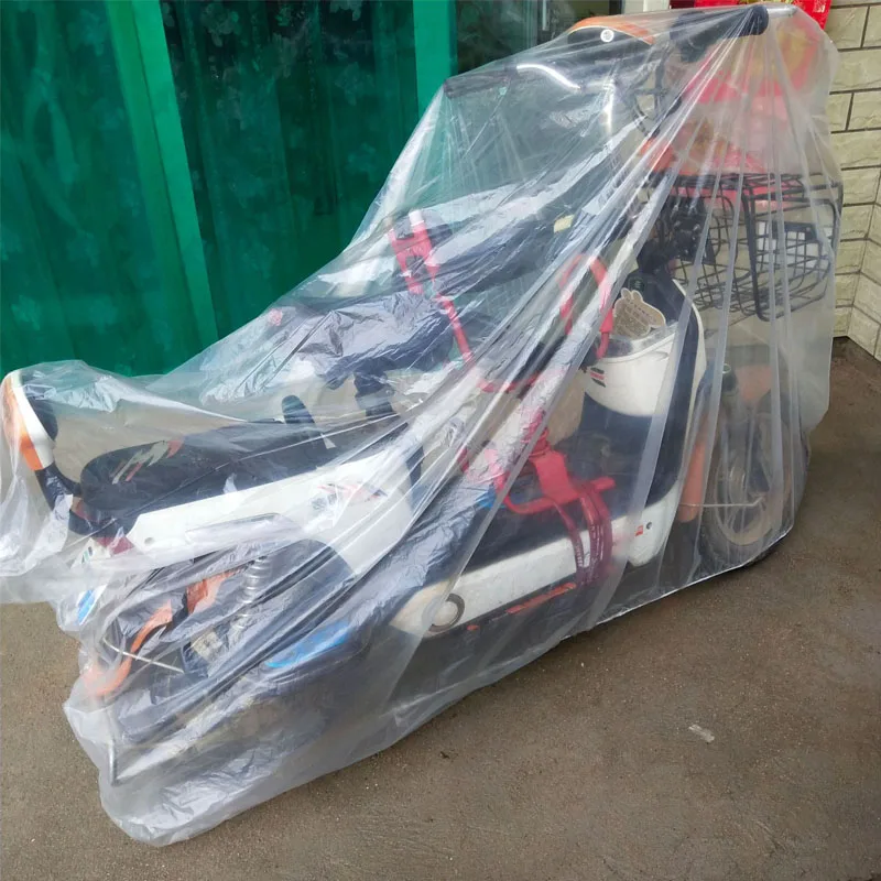 clear bike cover