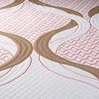China Manufacturer 100% polyester double face mattress ticking fabric