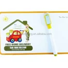 Paper Fridge Magnet Writing Board+Board Pen