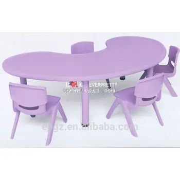 Play School Plastic Table Chair Hot Sale Plastic Desk Chair Kids