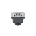 STYLISH SQUARE KITCHEN SINK DRAIN STRAINER IN HIGH QUALITY STAINLESS STEEL