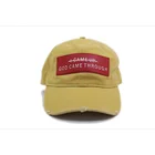Plain Distressed Baseball Cap Embroidery Dad Hats with Custom Logo And Custom Branded