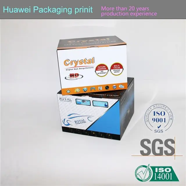 paper product supplier embossing nested gift boxes with lids