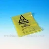 Tough, durable plastic Yellow & Red Biohazard Bags for medical waste