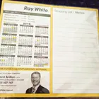 magnetic business card calendar & notepad magnets