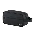 BEARKY new design custom large nylon polyester deluxe premium waterproof men travel wash bag men's dopp kit toiletry bag