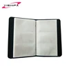 Custom Design and pockets PU cover and PVC inner page Business Card Holder