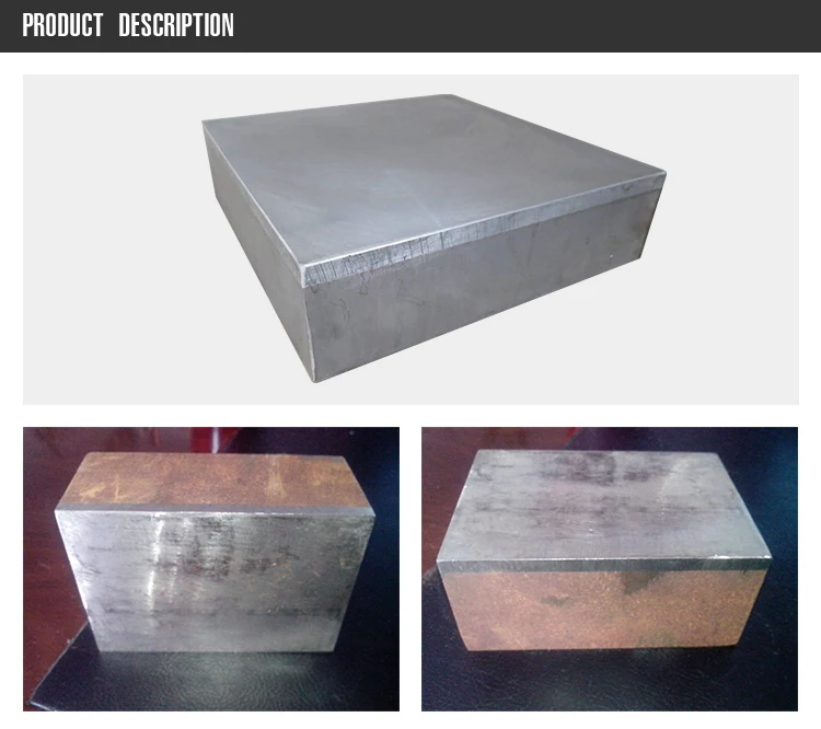 Explosion Bonded Clad Metal Steel Plate Explosive Welding Aluminum