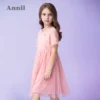 Annil Children's Clothing Girls Dress Summer 2019 New Foreign Air Mesh Skirt In The Summer Children's Lace Princess Skirt