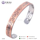 2019 CB-6084 Pure copper wear jewelry bangle bracelet alibaba in russian ZILU PURE COPPER BRACELET