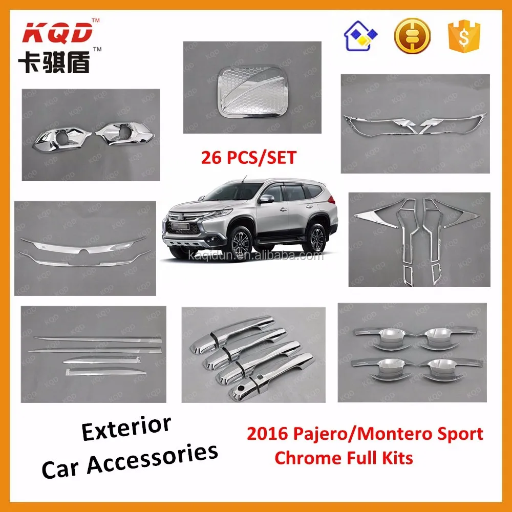 2016 Mitsubishi Pajero Sport / Montero Sport Chrome Full Accessories