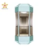 Machine roomless safety glass panoramic elevator for shopping mall
