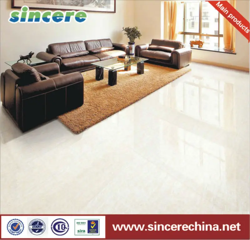 600x600mm 500x500mm Soluble Salt Beige Color Floor Tiles In